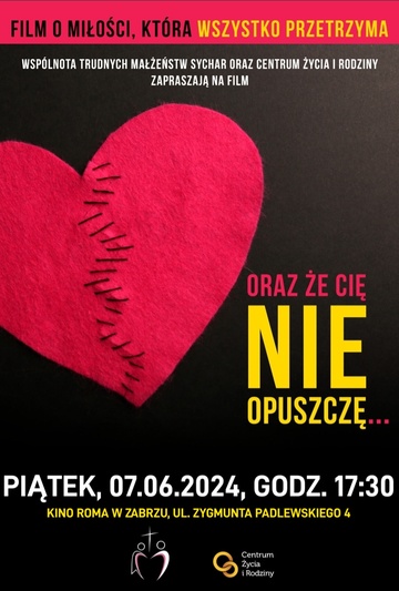 Oraz że cię nie opuszczę