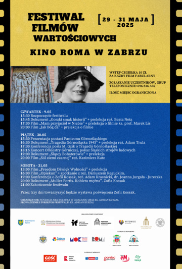 Festiwal Filmów Wartościowych 29.05-31.05.2025