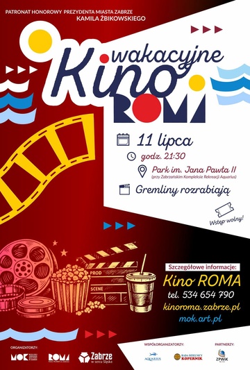 WAKACYJNE KINO ROMA - przy Aquarius Kopernik