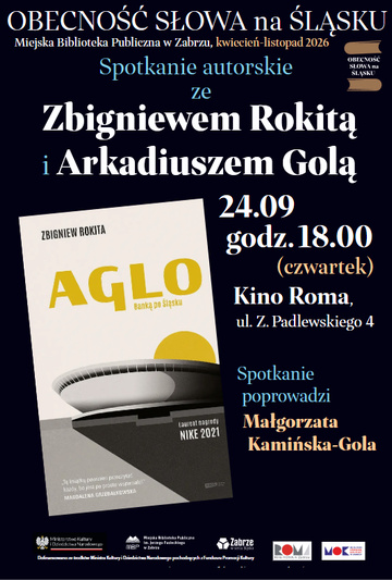 Spotkanie autorskie ze Zbigniewem Rokitą i Arkadiuszem Golą - 24.09.2026, godz. 18:00